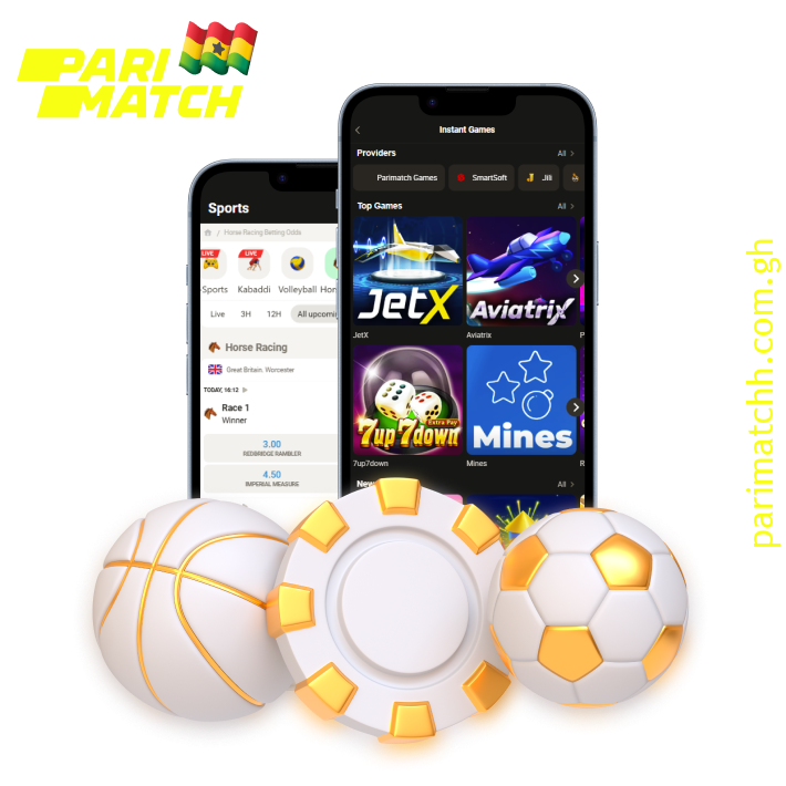 Players from Ghana can download the Parimatch app for free and get full access to all the platform's features