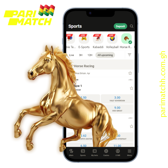 Parimatch gives Ghanaian players top horse racing betting options